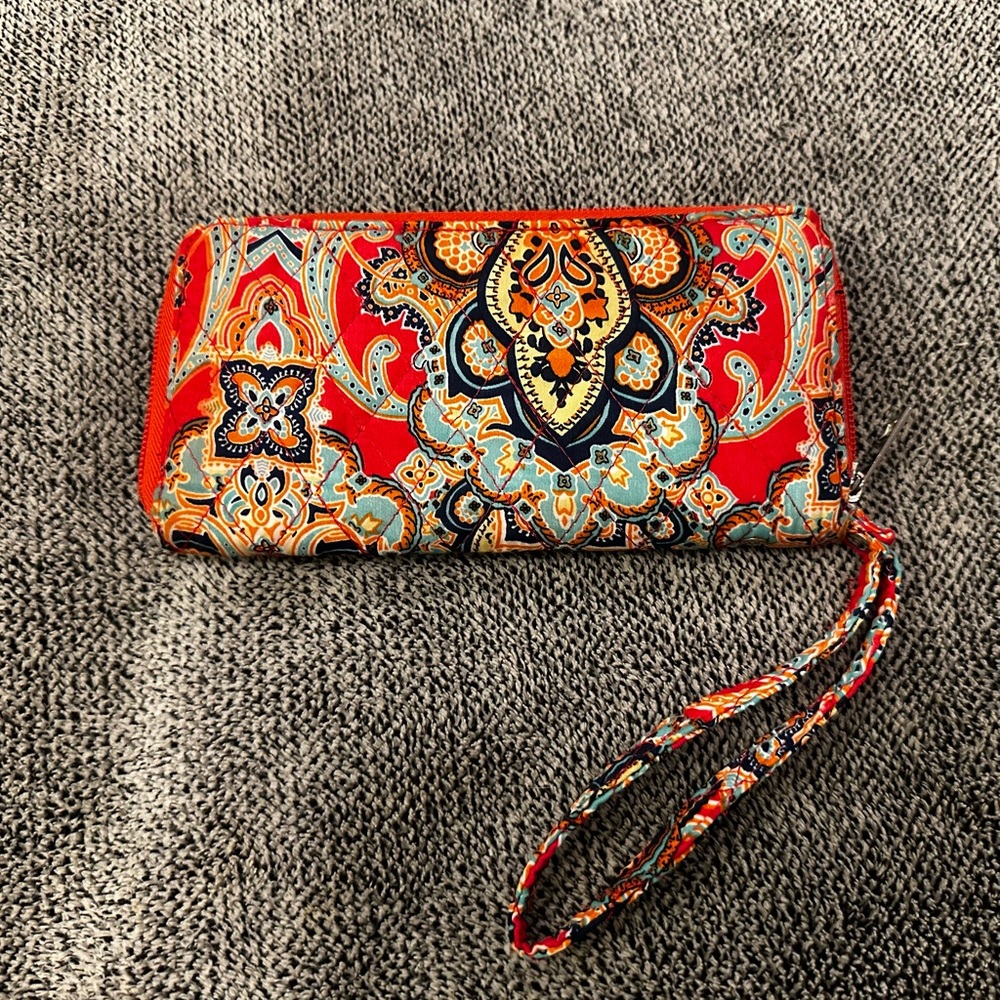 Vera Bradley Colorful Paisley Women's Clutch wallet, wristlet